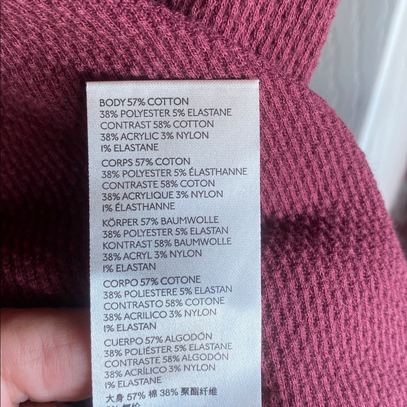 Free People NWT InThe Mix Colorful Crochet Crewneck Long Sleeve Thermal Knit Top - Picture 12 of 14